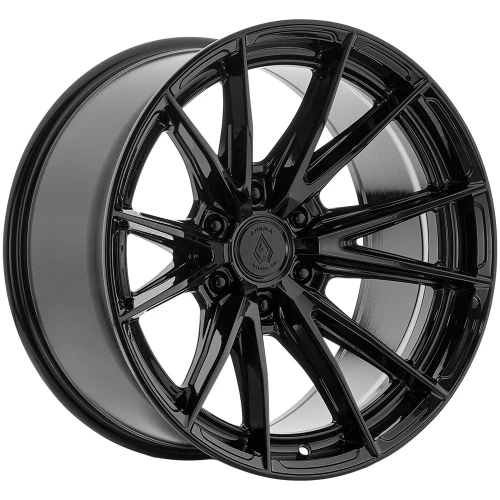Set 4 20" Arena A134 Vortex 20x9 6x5.5 0mm Gloss Black Wheels Truck SUV Rims