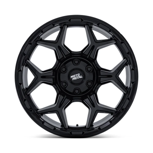 20" Moto Metal MO815 Dux 20x9 6x135 6x5.5 1mm Gloss Black Wheel Truc SUV Rim