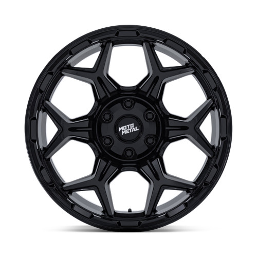 20" Moto Metal MO815 Dux 20x10 6x135 6x5.5 -18mm Gloss Black Wheel Truck SUV Rim Lifted Offroad