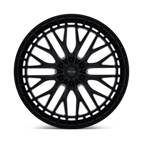 24" Niche NC288 Genoa 24x10 6x135 30mm Gloss Black Wheel Truck SUV Luxury Rim