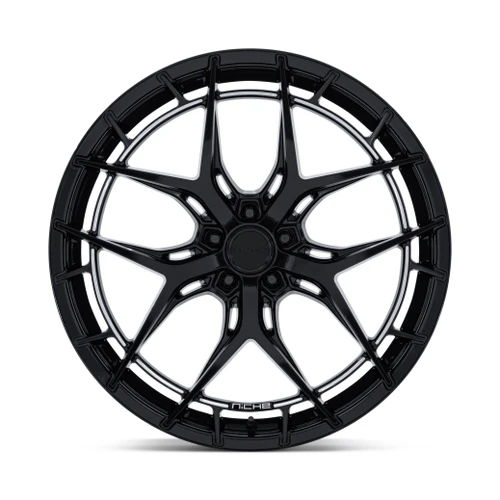 20" Niche NC286 Riviera 20x11 5x4.5 (5x114.3) 50mm Gloss Black Wheel Car SUV Rim Luxury Rim