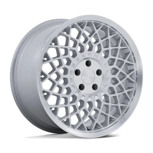 Set 4 18" Rotiform RC212 CJJ 18x10.5 5x4.5 22mm Gloss Silver Machined Lip Wheels Luxury Sedan Coup Car Rims