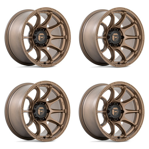 Set 4 Fuel D792 Variant 20x9 5x5 Matte Bronze Wheels 20" 1mm Rims