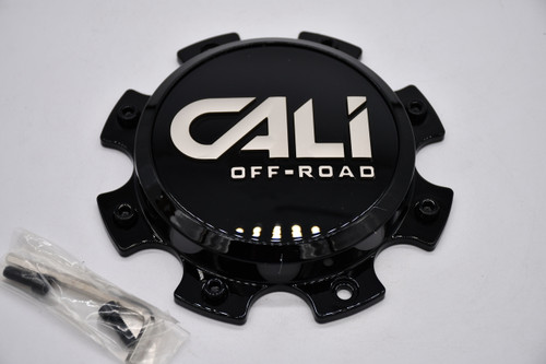 Cali Offroad Summit Dually Front Gloss Black Center Cap C109110B01-F 8x6.5 8x170