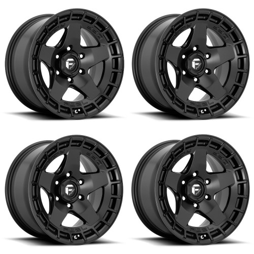 Set 4 Fuel D733 Warp 20x9 5x120 Satin Black Wheels 20" 18mm Rims