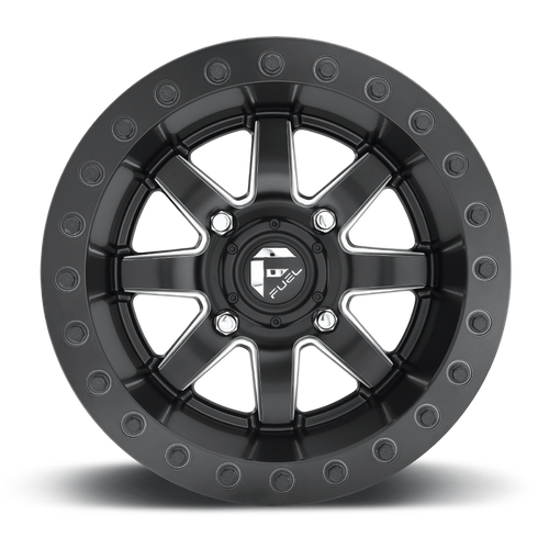 Set 4 Fuel UTV D928 Maverick Beadlock 15x8 4x137 Matte Black Wheels 15" 0mm Rims