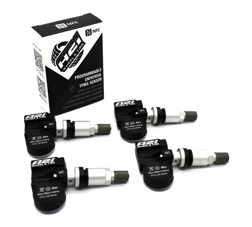 Set 4 TPMS Fits 01/2007-12/2013 Acura MDX Tire Sensors Replacement Metal Stem 315MHz