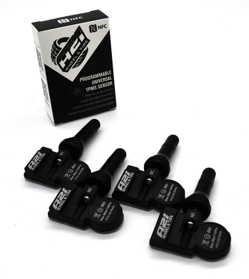 4 TPMS Fit 01/2008-07/2010 Audi RS6 Tire Sensors Replacement Rubber Stem 433 MHz