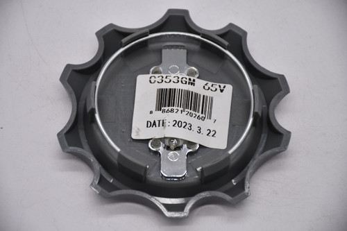 Vision Gunmetal Wheel Center Cap Hub Cap C353-65V-EC 3.5" End cap - logo plate only