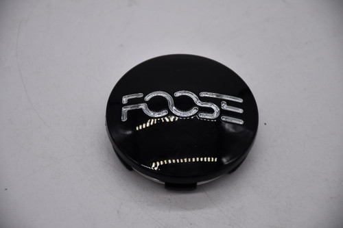 Foose 1001-13B Gloss Black Wheel Center Cap 2.375 Inch Snap In