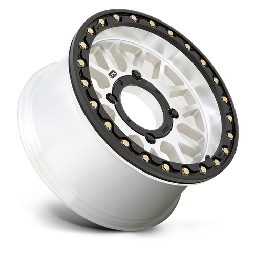 Set 4 KMC Powersports Ks235 Grenade Beadlock 14x10 4x137 Machined Wheels 14" 0mm