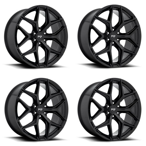 Set 4 20" Niche M231 Vice Suv 20x9 6x4.5 Gloss Black Wheels 30mm Luxury Rims