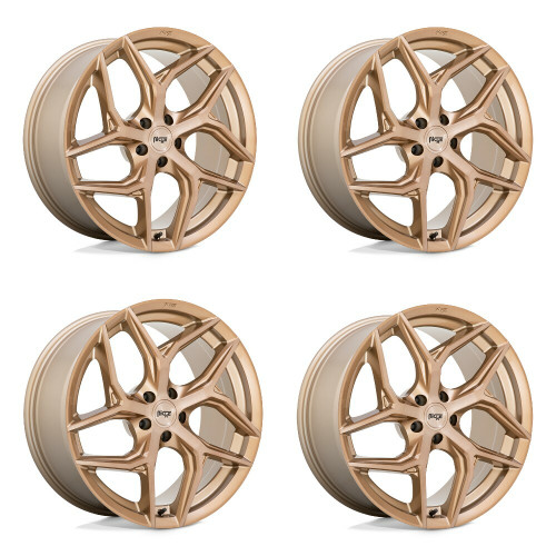 Set 4 Niche M267 Torsion 20x10.5 5x112 Platinum Bronze Wheels 20" 27mm Rims