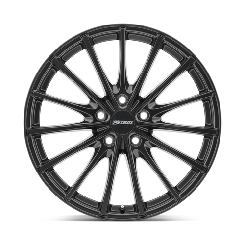 17" Petrol P3A 17x8 5x100 35mm Matte Black Wheel Sedan Coupe Car Rim