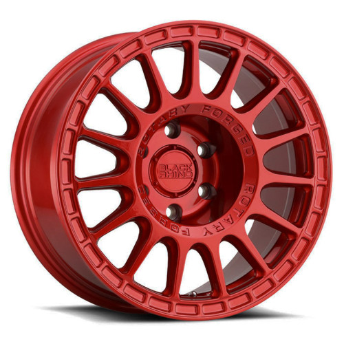 Black Rhino Sandstorm 15x7 5x100 Candy Red Wheel 15" 15mm Rim