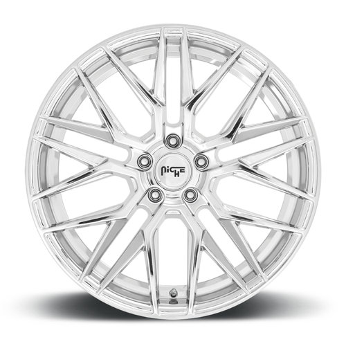 Set 4 Niche M249 Gamma 20x9 5x115 Chrome Wheels 20" 18mm Rims