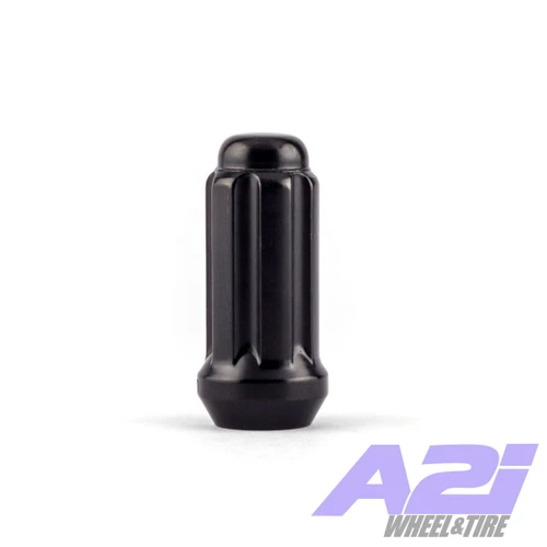 Gorilla black M14x1.5 closed-end spline lug nut for compatible aftermarket truck wheels
