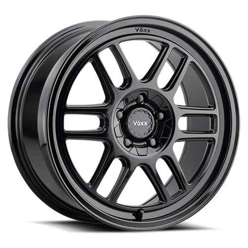 Set 4 17" Voxx Noto Gloss Black 17x7.5 Wheels 5x4.25 5x4.5 40mm Rims 5 Lug