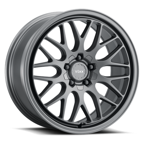 Set 4 17" Voxx Nogara Carbon Grey 17x7.5 Wheels 5x112 5x120 40mm Rims