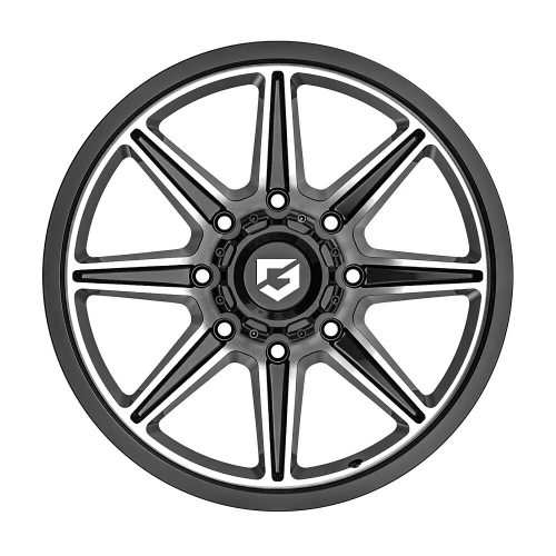 20" Gear Off Road Balast 773MB Gloss Black Machined 20x10 6x135 6x5.5 -12mm Rim