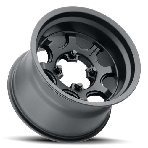 15" Vision 351 Flow   Satin Black 15x6 Wheel 4x136 50.6mm Rim