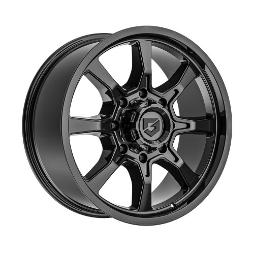 17" Gear Off Road Glock 772B Gloss Black 17x9 8x170 +00mm For Ford F250 F350 Rim
