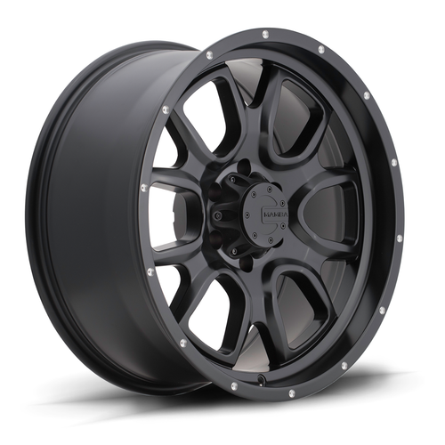 18" Mamba 591B M19 18x9 Wheel 5x5 -06mm Lifted For Jeep Wrangler Gladiator Rim