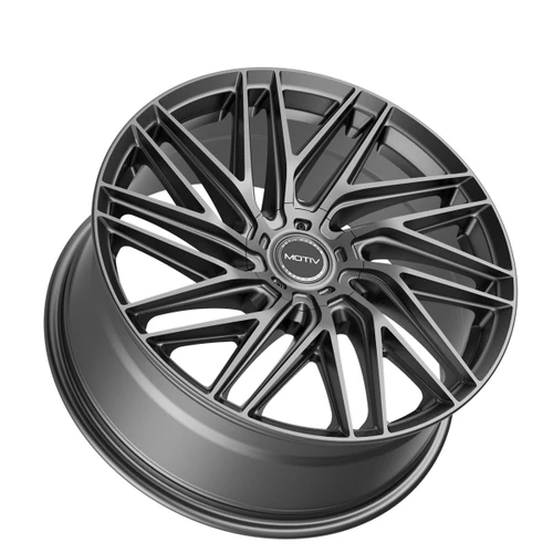18" Motiv 429G Align Graphite 18x8 Wheel 5x4.50 5x120 Rim +40mm