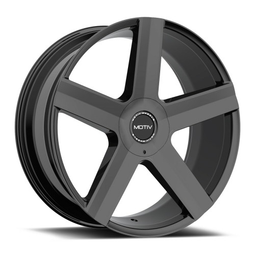 24" Motiv 439B Command 24x9.5 Black Wheel 6x135 6x5.50 +25mm Truck Suv Rim