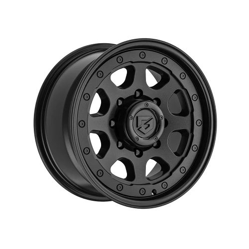 Set 4 16" Gear Off Road Nighthawk 774SB Satin Black 16x8 Wheels 8x6.5 00mm Rims