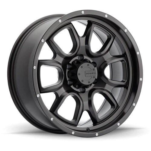 Set 4 15" Mamba 591B M19  15x8 Wheels 5x4.50 +13mm