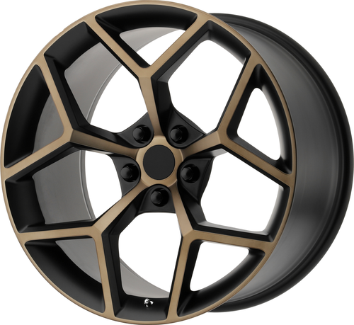 Performance Replicas PR126 20x10 5x120 Black/Bronze Wheel 20" 23mm Rim