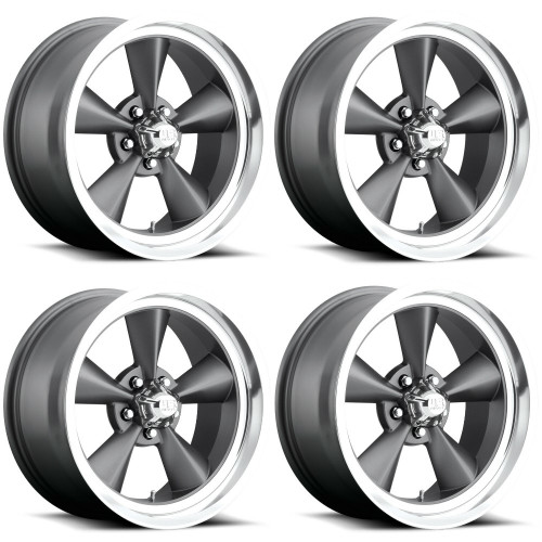 Set 4 US Mag U102 Standard 15x7 5x4.5 Matte Gun Metal Wheels 15" -5mm Rims Set 4 US Mag U102 Standard 15x7 5x4.5 Matte Gun Metal Wheels 15" -5mm Rims