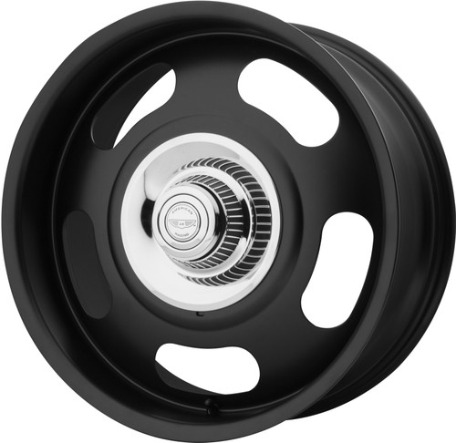 Set 4 American Racing Vintage VN506 20x9.5 6x5.5 Satin Black Wheels 20" 0mm Rims