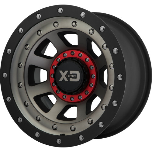 Set 4 XD XD137 Fmj 20x10 8x6.5 Satin Black Dark Tint Wheels 20" -18mm Rims