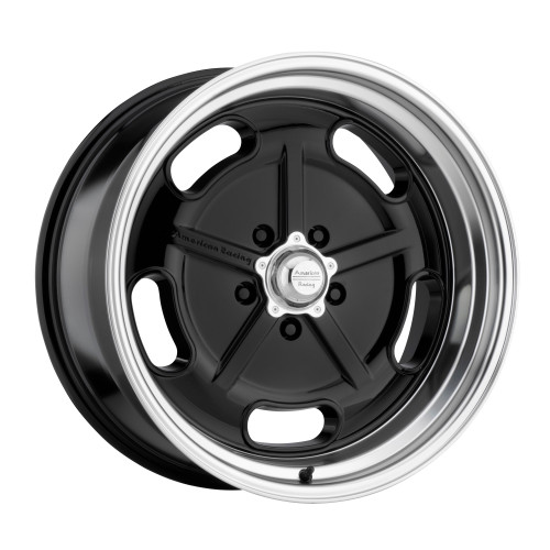 Set 4 American Racing Vintage VN511 Salt Flat 22x8.5 5x4.5 Black Wheels 22" 0mm