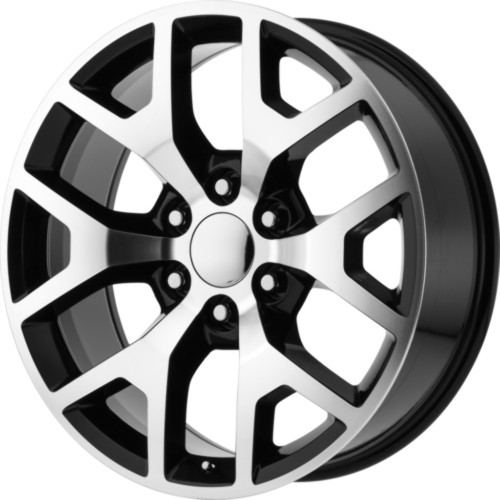Performance Replicas PR169 24x10 6x5.5 Black Machined Spokes Wheel 24" 31mm