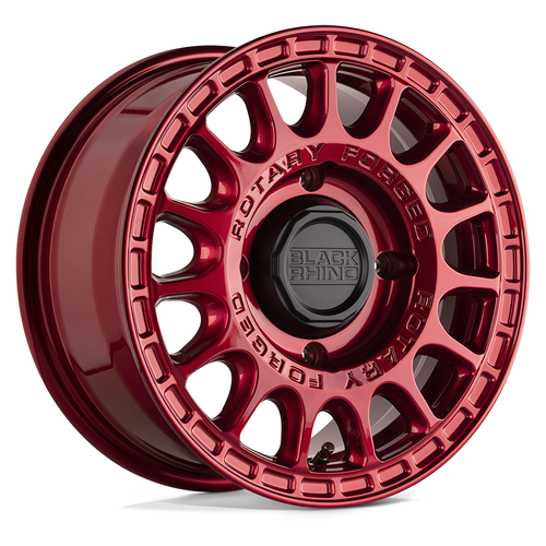 Black Rhino Powersports Sandstorm Utv 15x7 4x137 Candy Red Wheel 15" 51mm Rim