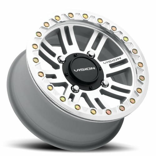 14" Vision ATV 356 Manx 2 Beadlock Machined Wheel 14x7 4x110 13mm Rim