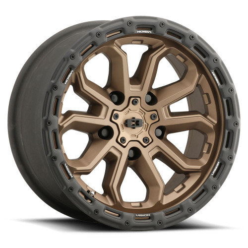 17" Vision 405 Korupt Satin Bronze 17x8 Wheel 5x120 30mm Offroad Rim