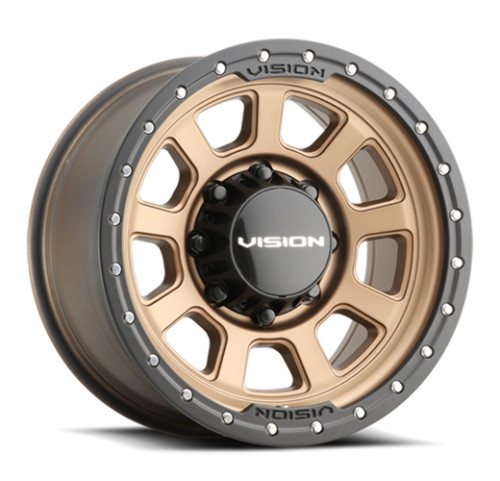 17" Vision Off-Road 350 Ojos Bronze Wheel 17x9 6x5.5 Lifted Truck Rim -12mm