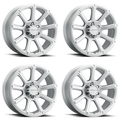 Set 4 17" Vision Off-Road 353 Turbine Winter Paint-Silver Wheel 17x8.5 6x5.5 18mm Set 4 17" Vision Off-Road 353 Turbine Winter Paint-Silver Wheel 17x8.5 6x5.5 18mm