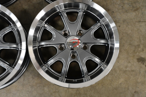 18" Vision Muscle 143 Torque Gunmetal Machined Lip Wheel 18x8.5 5x4.75 Rim 10mm
