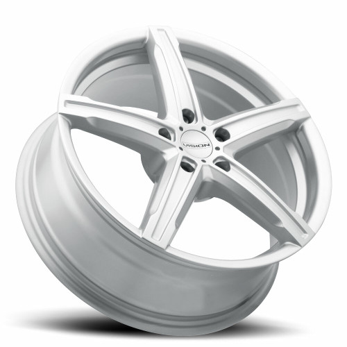 18" Vision Street 469 Boost Silver Wheel 18x8 5x4.5 38mm Truck Suv Rim
