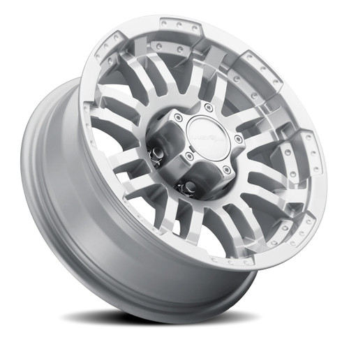 16" Vision HD 375 Warrior Marine Paint Silver Wheel 16x6 6x5.5 Rim 0mm