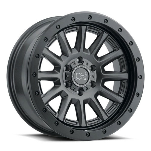 Black Rhino Dugger 17x8.5 5x5.0 Gun Black Wheel 17" -34mm For Jeep Wrangler Rim