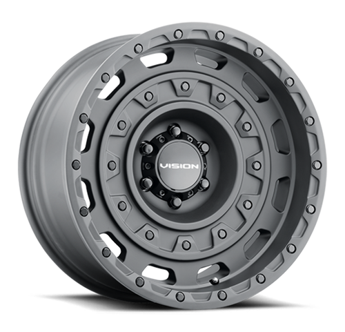 18" Vision Off-Road 403 Tactical Satin Black Wheel 18x9.5 6x5.5 Rim -18mm