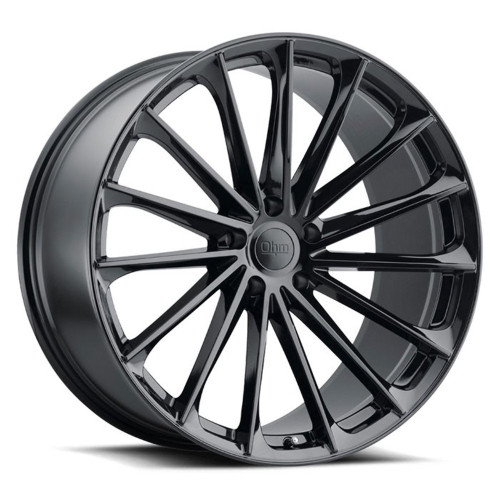 OHM Proton 17x7 5x4.5 Gloss Black Wheel 17" 50mm Rim