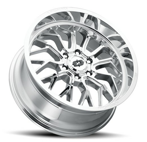 Set 4 18" Vision Off-Road 402 Riot Chrome Wheels 18x9 8x6.5 Truck Rims 12mm