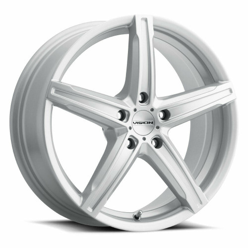 20" Vision Street 469 Boost Silver Wheel 20x8.5 5x120 35mm Rim